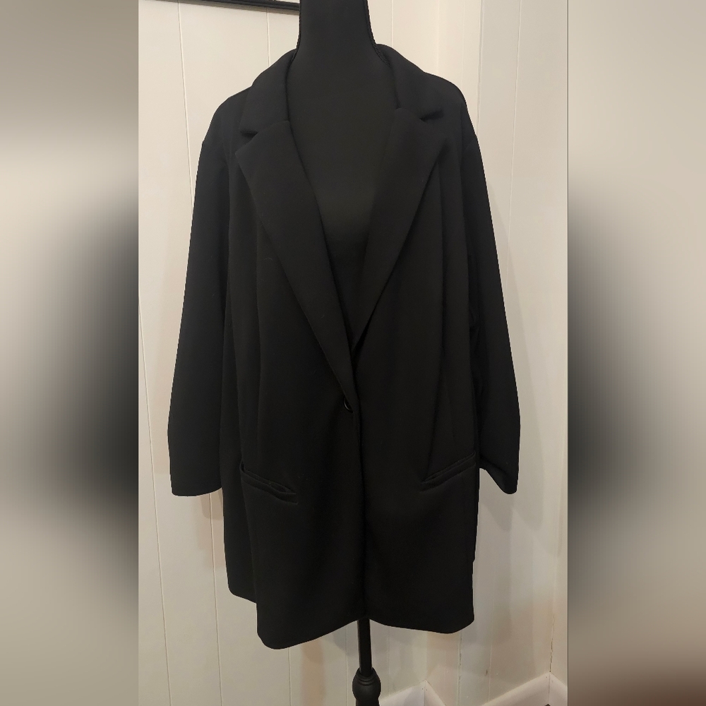 Torrid Elegant Black Women's Blazer Suut Coat 4 / 4X